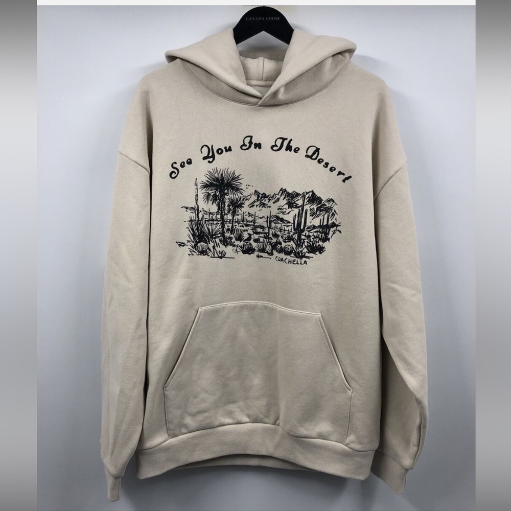 Coachella’s “see you in the desert” hoodie - medium